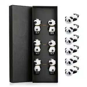 Hashioki hopewey 6 stueck keramik panda essstaebchen ablagen