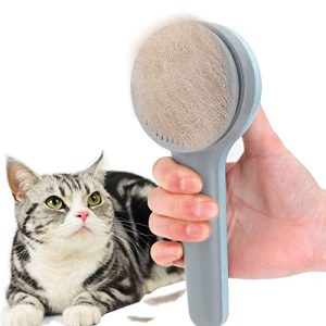 Cepillo para mascotas Jopool perro, gato cepillo autolimpiante