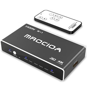 HDMI switch mrocioa HDMI Switch 4K, 5 in 1 Out 4K and 3D HDMI
