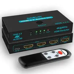 Hdmi switch sgeyr hdmi splitter hdmi switch hdmi splitter 4k60hz 1