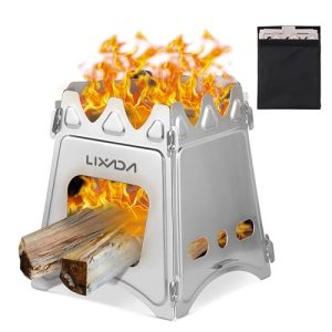 Hobo stove Lixada camping stove wood stove mini wood gasifier