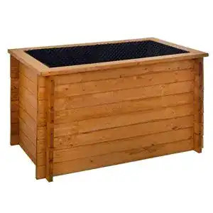 Hochbeet holz gaspo hochbeet fuer balkon und garten