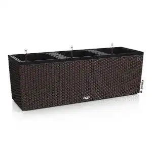 Hochbeet kunststoff lechuza trio cottage 30 mokka 15005