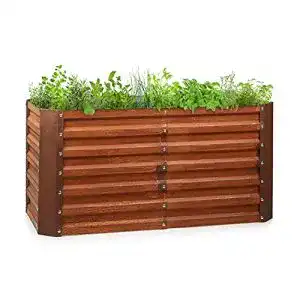 Hochbeet metall blumfeldt rust grow hochbeet gartenbeet