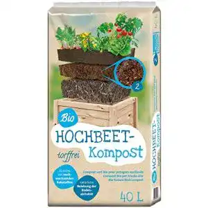 Hochbeeterde floragard universal bio hochbeet kompost 40 l