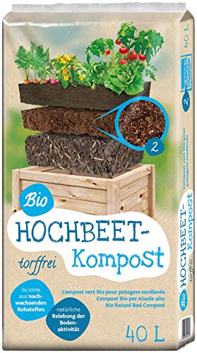 Hochbeeterde Floragard Universal Bio Hochbeet-Kompost 40 L