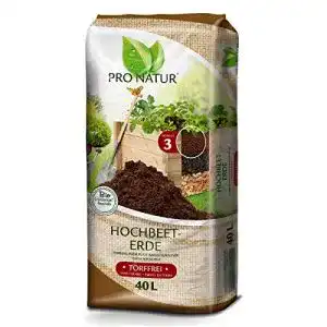 Hochbeeterde pro natur bio hochbeet erde pronatur 40 liter