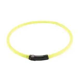 Hunde leuchthalsband hunter yukon led silikon limette