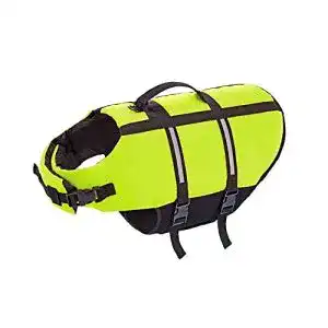 Hundeschwimmweste nobby hunde schwimmhilfe neon gelb