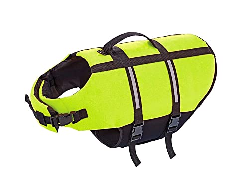 Hundeschwimmweste Nobby Hunde Schwimmhilfe, neon gelb