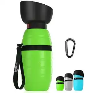 Hundetrinkflasche pecute trinkflasche fuer unterwegs silikon
