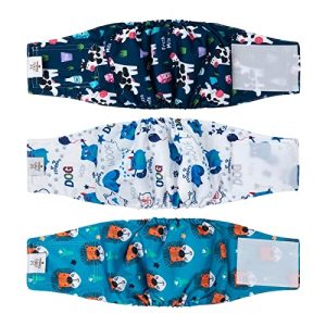 Dog Diapers CuteBone Male Washable Belly Bands