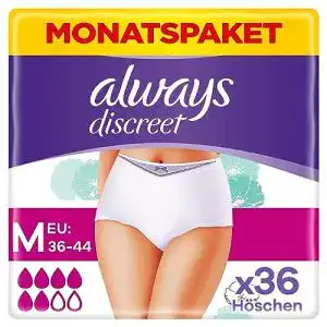 Inkontinenzslip always discreet inkontinenz pants gr m plus