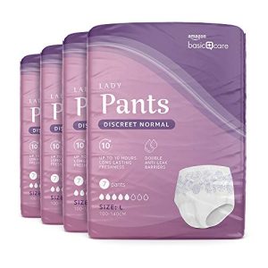 Slip d'incontinence Amazon Basic Care culotte femme non parfumée