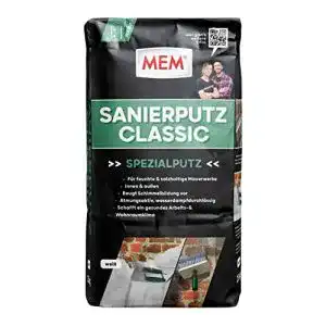Innenputz mem sanierputz classic 25 kg weiss isoputz