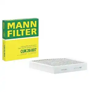 Innenraumfilter aktivkohle mann filter cuk 26 007