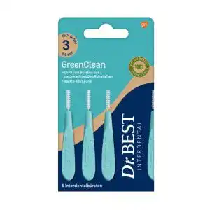 Interdentalbuersten dr best greenclean interdental size 3 6 stueck