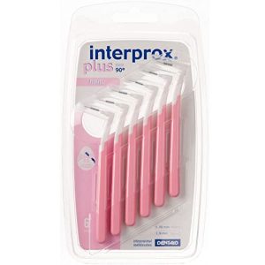 Interdentale ragers Interprox plus roze nano 0,38 mm (6 stuks)