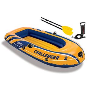 Intex gummibåd Intex Challenger 2 gummibåd blå/gul