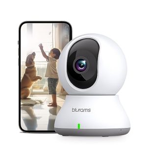 Caméra IP intérieure Blurams Caméra de surveillance intérieure 2K, WiFi 360°