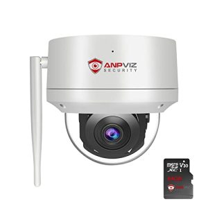 IP κάμερα παρακολούθησης Anpviz κάμερα WLAN εξωτερικού χώρου, 5MP PTZ