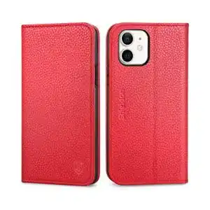 Iphone 12 lederhuelle shieldon huelle fuer iphone 12 lederhuelle
