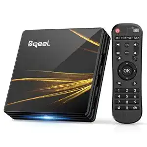 Iptv box bqeel android tv box 4gb ram 64gb rom 4k smart tv