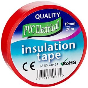 Isolierband Mercury ETRP8, 19 mm x 20 m, Rot, 1 Rolle - isolierband mercury etrp8 19 mm x 20 m rot 1 rolle
