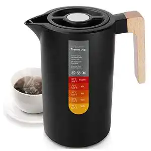 Isolierkanne yuanj thermoskanne 1l stainless steel 304 vakuum