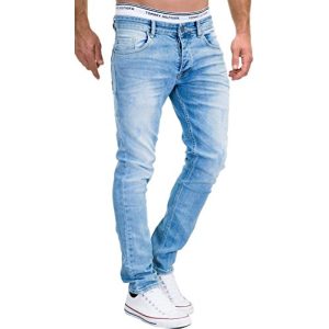 Jeans uomo MERISH jeans uomo slim fit jeans elasticizzati