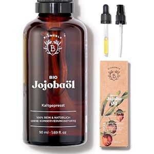 Jojoba oil BIONOBLE organic 50ml, 100% pure, natural and cold pressed