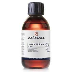 Aceite de jojoba Naissance Gold (Nº 233) 250ml, aceite facial prensado en frío