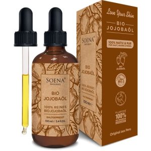 Jojoba oil Soena 100% ORGANIC JOJOBA OIL cold pressed, for hair skin