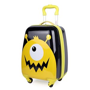 Kabinvagn kapital resväska för barn, monster, barn resväska
