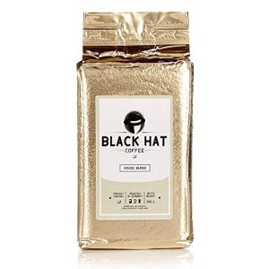 Café em pó Black Hat Coffee House Blend, café de filtro premium