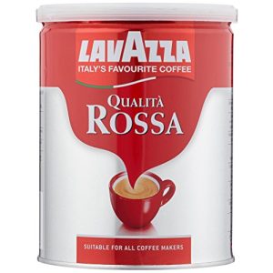 Kaffepulver Lavazza malet kaffe, Qualità Rossa, pakke med 2