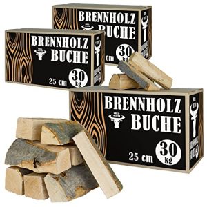 Kaminholz Grillmaster Buche Brennholz 90 kg für Ofen und Kamin