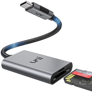 Kortlæser uni USB C til SD/MicroSD, USB Type C, Thunderbolt 3