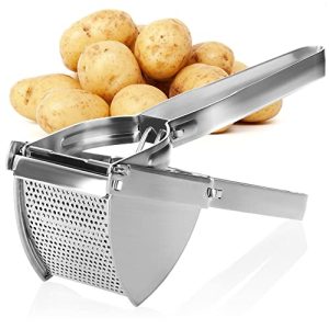 Potato press COM-FOUR ® made of stainless steel