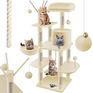Poste para arranhar gatos KESSER LOVPET® Poste para arranhar gatos Árvore para gatos XXL