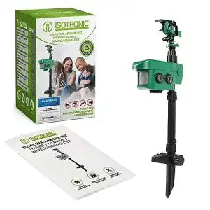 Isotronik Wasserstrahl Tiervertreiber Solar für Garten