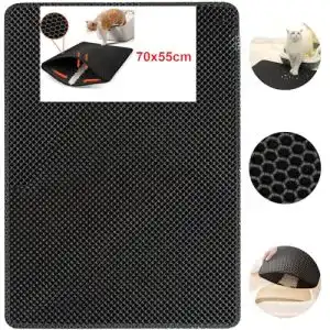 Katzenstreu matte aidsci verbesserte katzenklo matte 70 x 55 cm