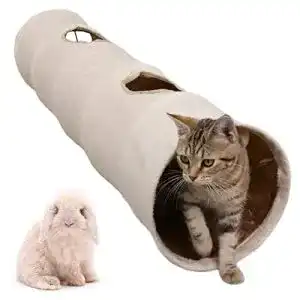 Katzentunnel leerking grosse katzen spieltunnel katzenroehre
