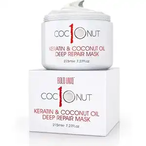 Keratin Haarkur mit Kokosöl und Keratin-Protein