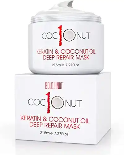 Keratin Haarkur mit Kokosöl und Keratin-Protein