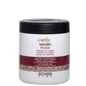 Keratin Hair Treatment Echosline Mask Post Trat Keratin Seliar 1000 Ml