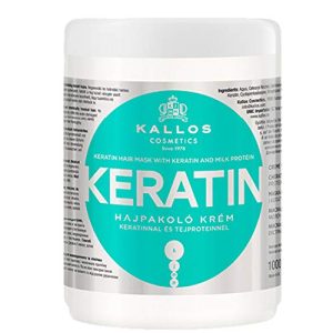 Keratin hårbehandling Kallos KJMN krem ​​med keratin og melkeproteiner