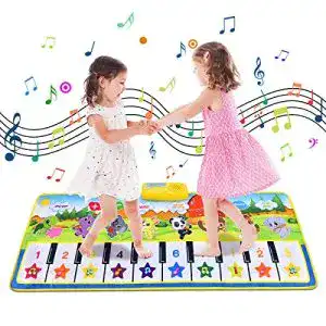 Kinder Musikmatte von Funkprofi Interaktive Tanzmatte für Kinder