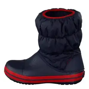 Kinder schneestiefel crocs winter puff boot kids unisex blau