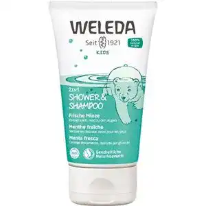 Kinder shampoo weleda bio kids 2in1 shower shampoo frische minze